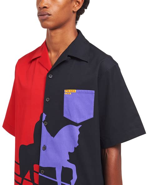 prada hemd split|Men's Shirts .